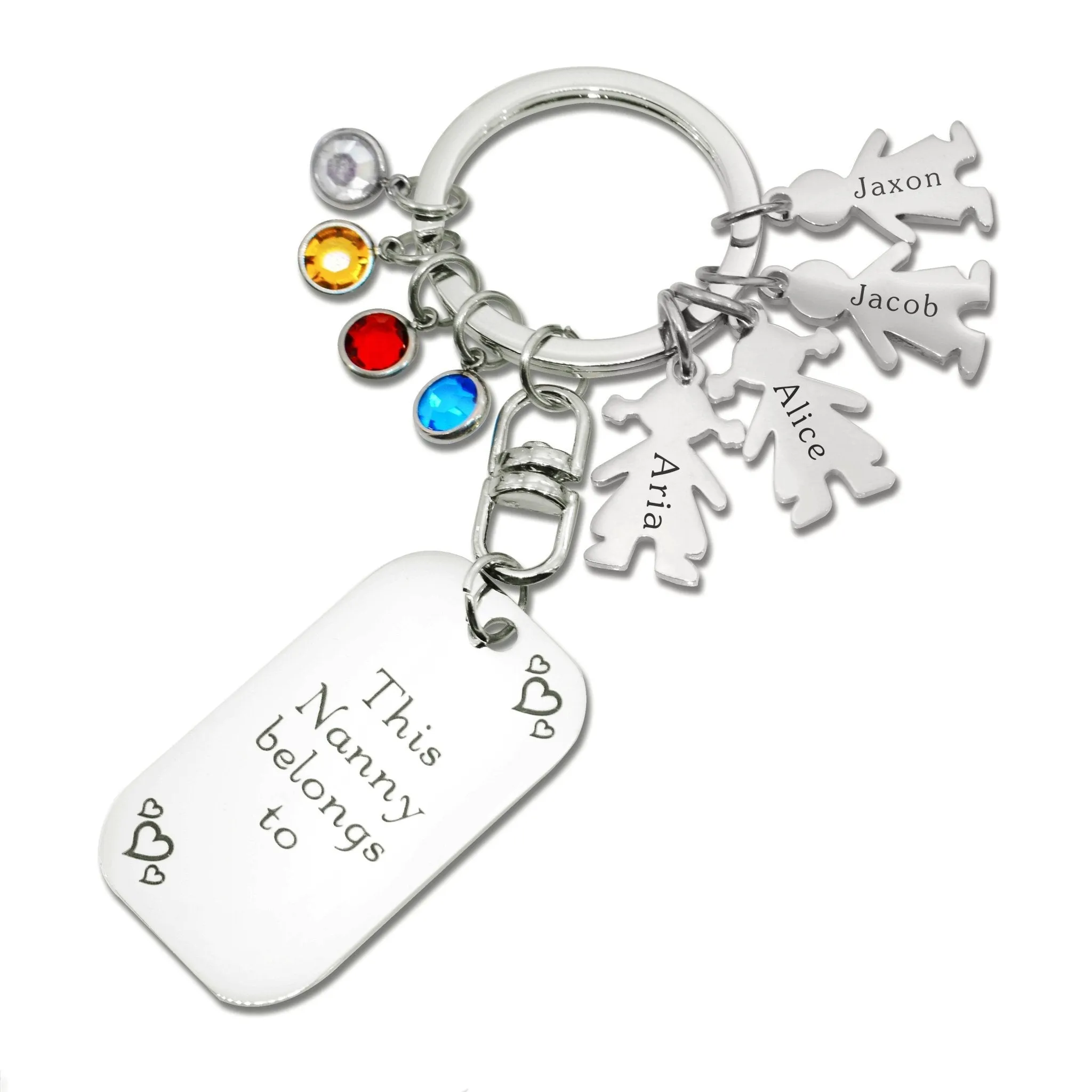 Kids Love Keyring Tag - (One charm is included)