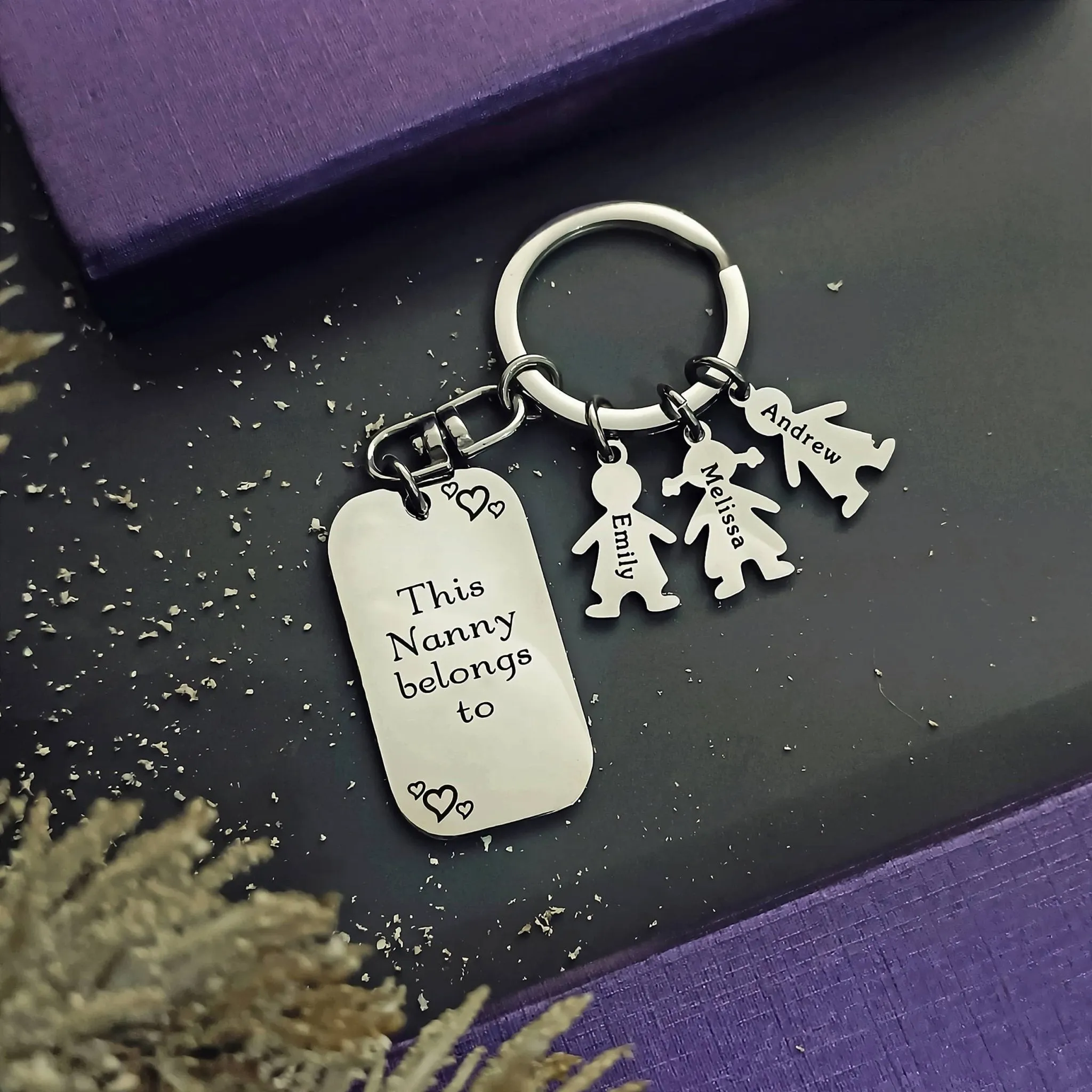 Kids Love Keyring Tag - (One charm is included)