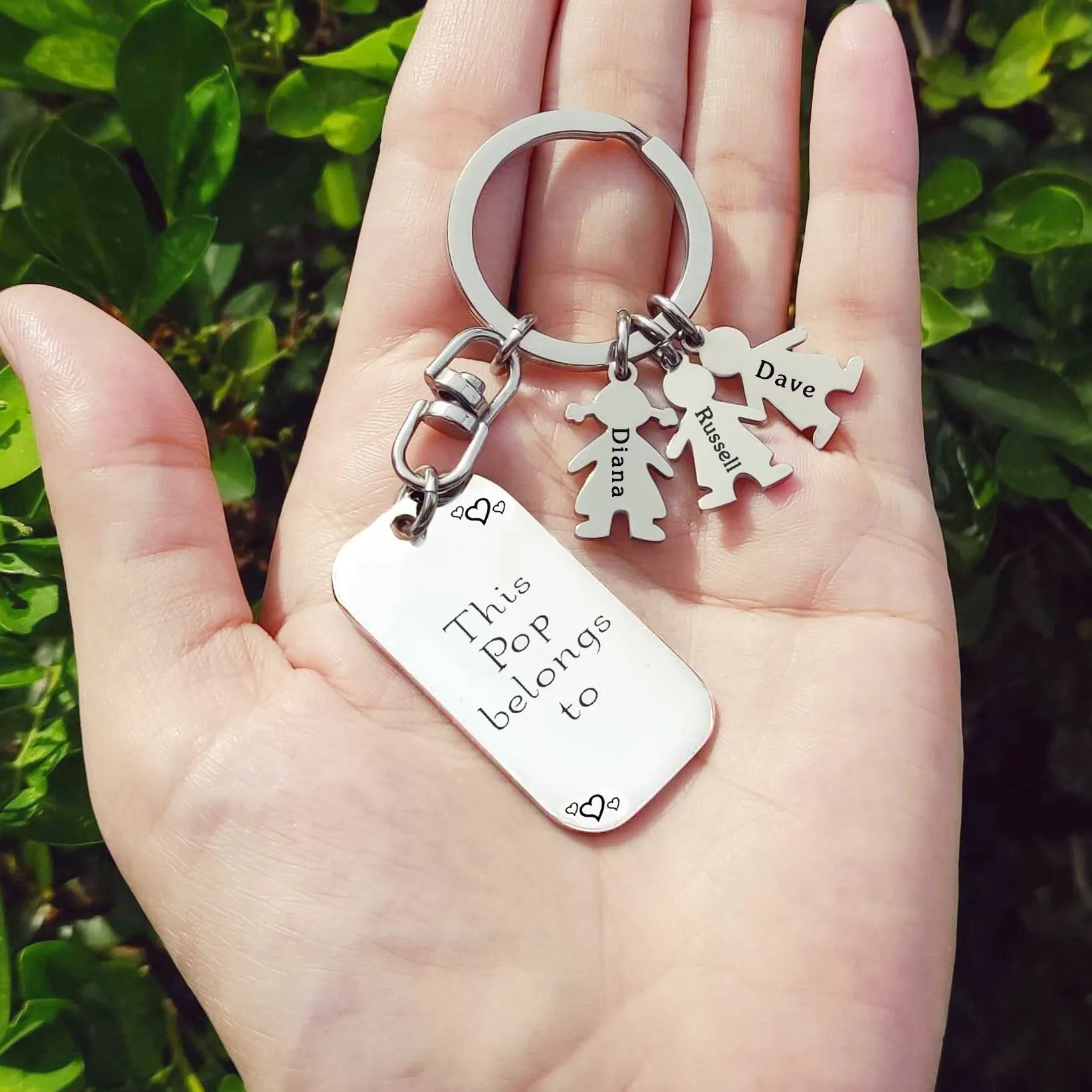 Kids Love Keyring Tag - (One charm is included)