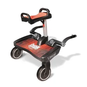 Lascal Maxi Plus Buggy Board and Saddle in Red