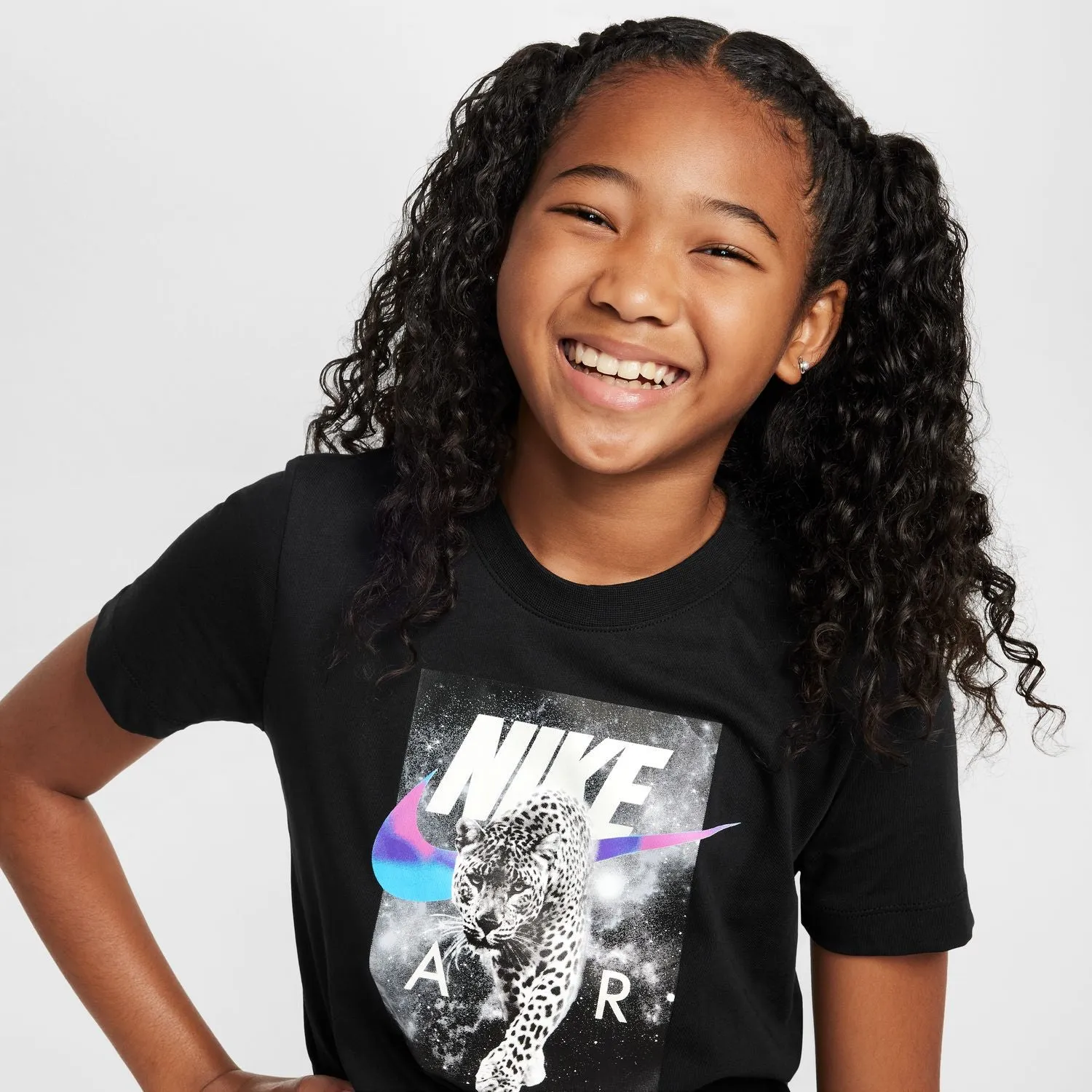 Leopard Photo Tee - Youth