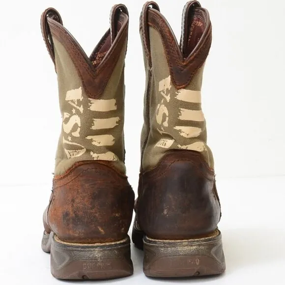 Lil' Rebel™ by Durango® Little Kids' Army Western Boot Size 3
