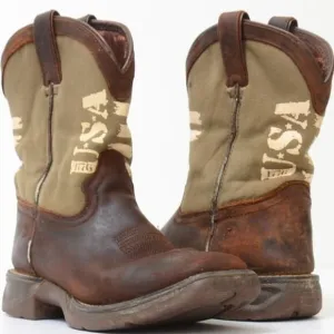 Lil' Rebel™ by Durango® Little Kids' Army Western Boot Size 3