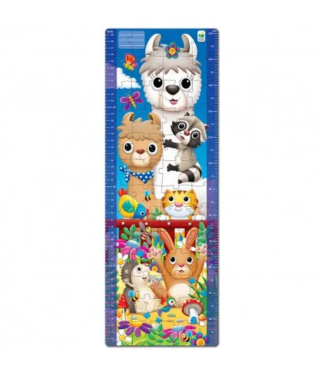 Long & Tall Puzzles Animal Friends Growth Chart