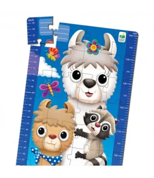 Long & Tall Puzzles Animal Friends Growth Chart