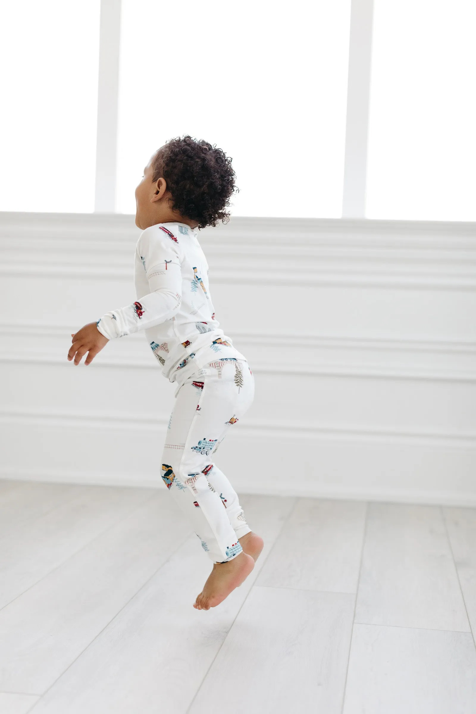 Long Sleeve Pajama Set - All Aboard