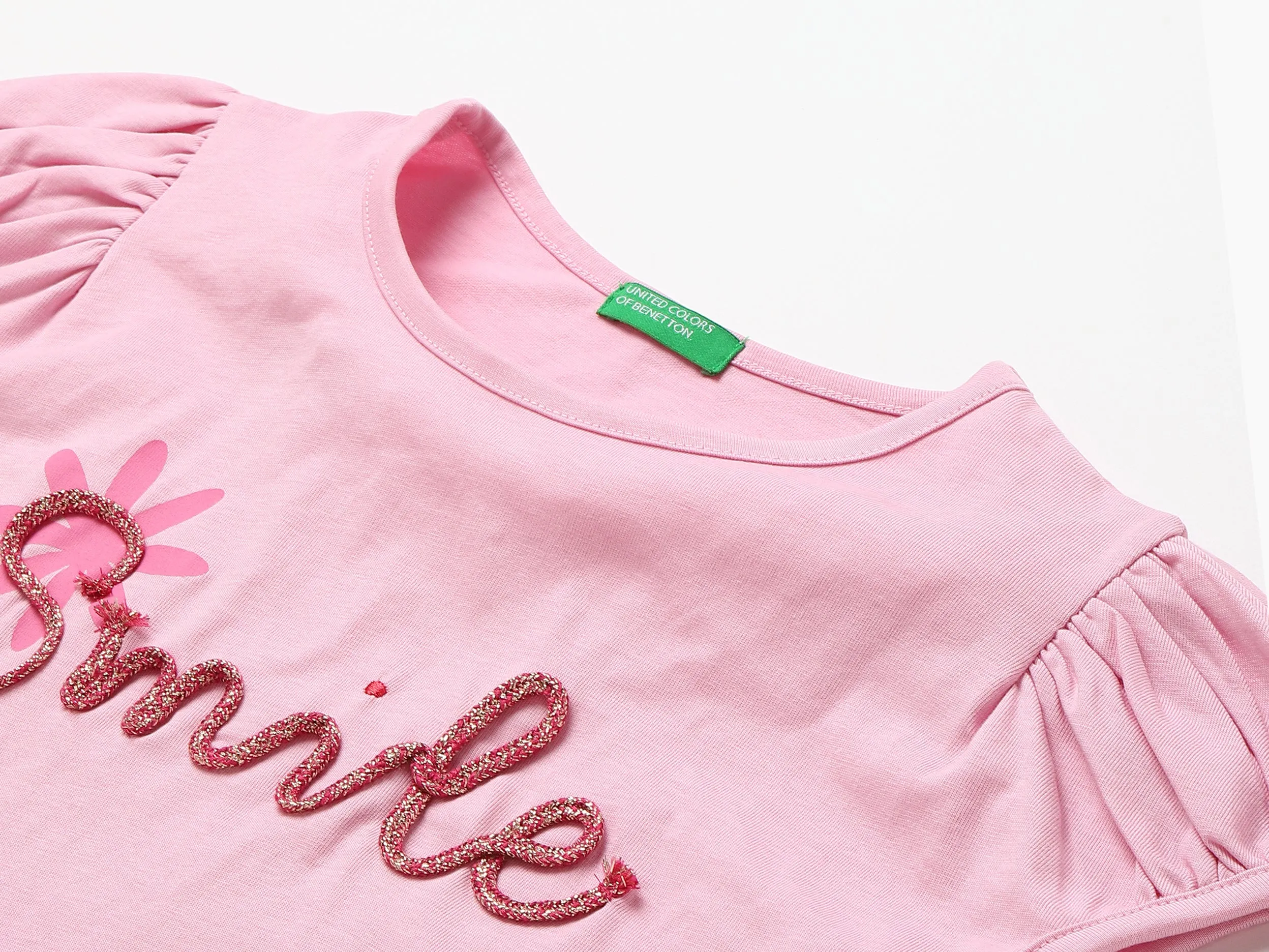 Lurex Cord Pink Top