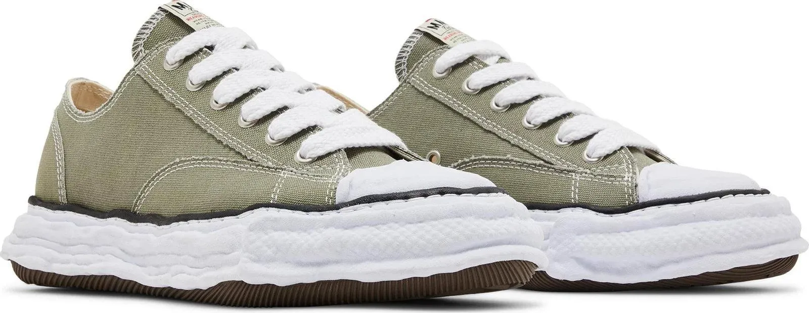 Maison Mihara Yasuhiro Peterson 23 OG Sole Canvas Low Green