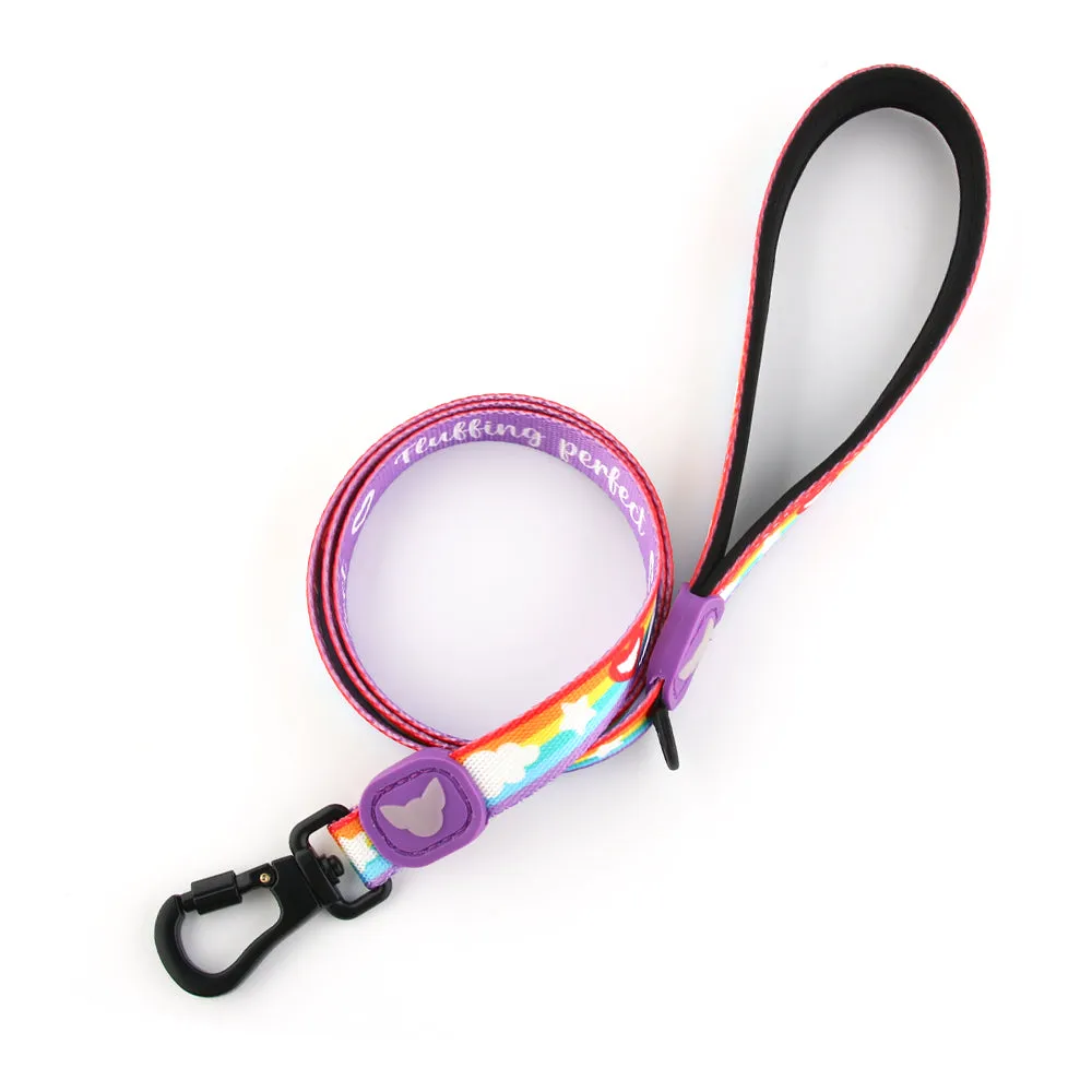 Matching Rainbow Leash | Fluffing Perfect Collection