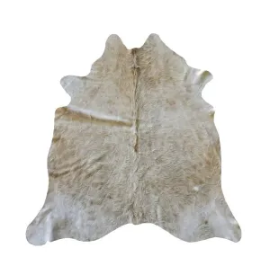 Medium Beige Solid Premium Brazilian Hide, XL CH22N V