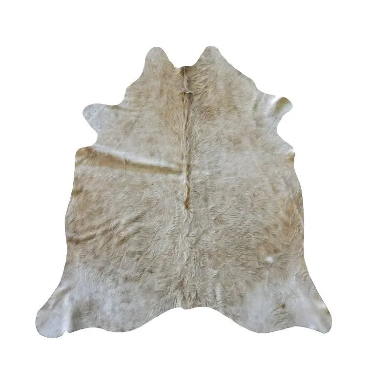 Medium Beige Solid Premium Brazilian Hide, XL CH22N V