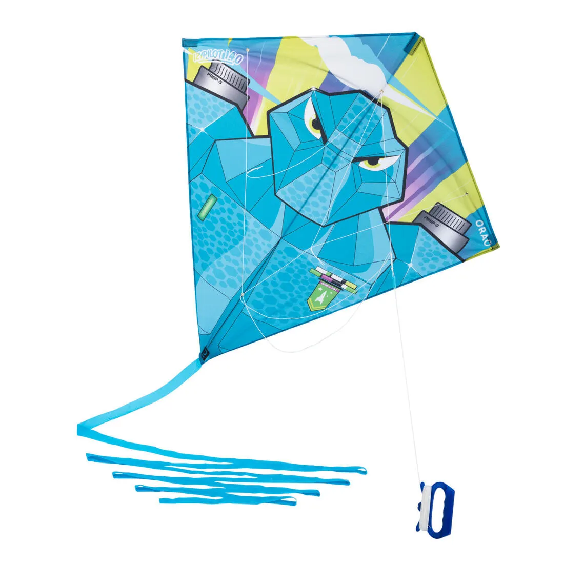MODULAR 2-IN-1 KITE (STUNT<->STATIC) - IZYPILOT 140 "ROBOT"