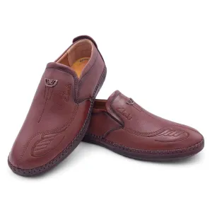 Mova Rexine Leather SlipOns RT07 - Brown