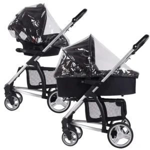My Babiie Bassinet & Car Seat Raincover Set