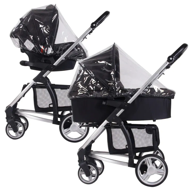 My Babiie Bassinet & Car Seat Raincover Set