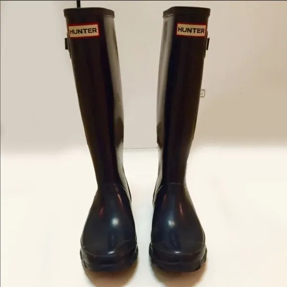 Navy Hunter Rain Boots
