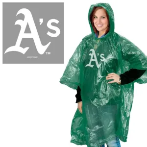Oakland Athletics Rain Poncho Special Order