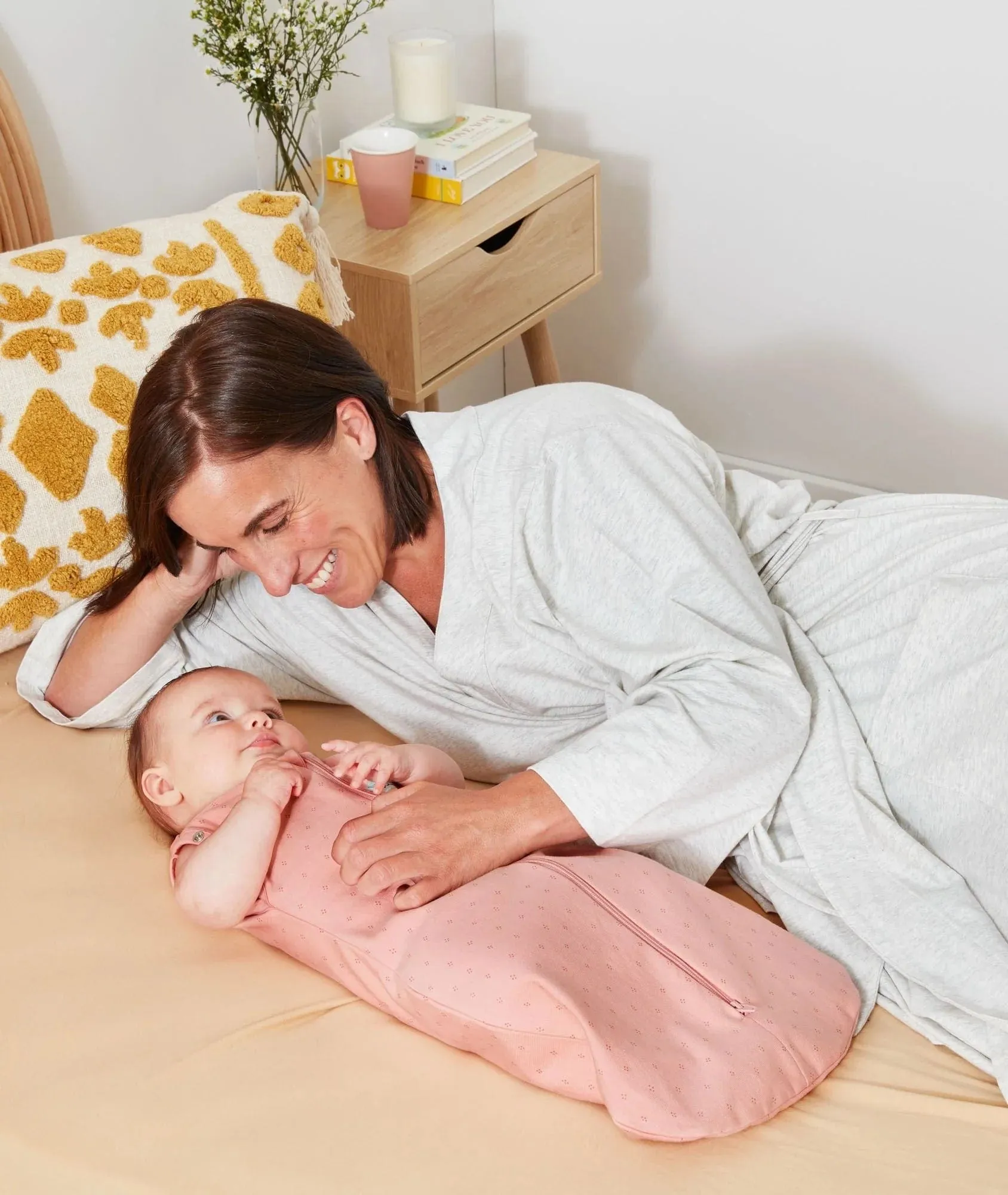 Organic Cot Fitted Sheet - Wheat
