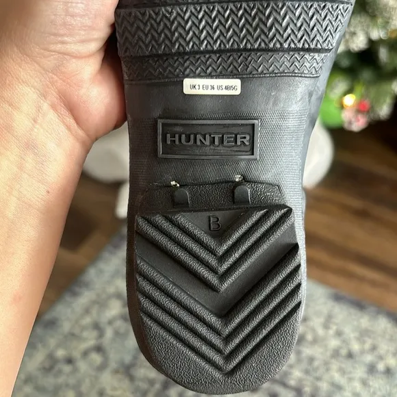 Original Hunter Rain Boots Size 4B Kids