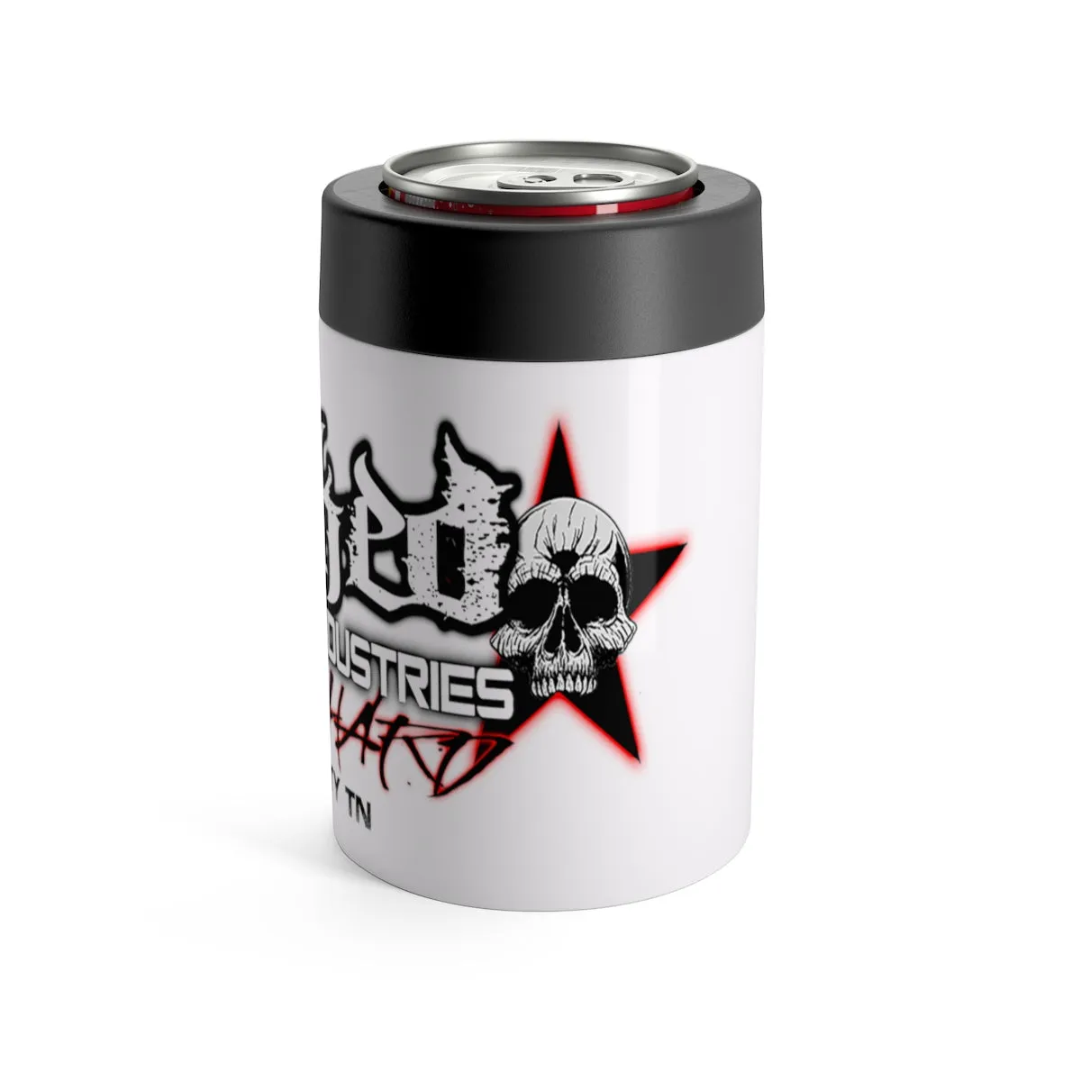 Play Hard/ White/ Can Holder