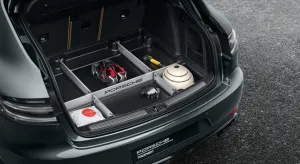 Porsche Tequipment Luggage compartment liner with variable organiser system-Macan II