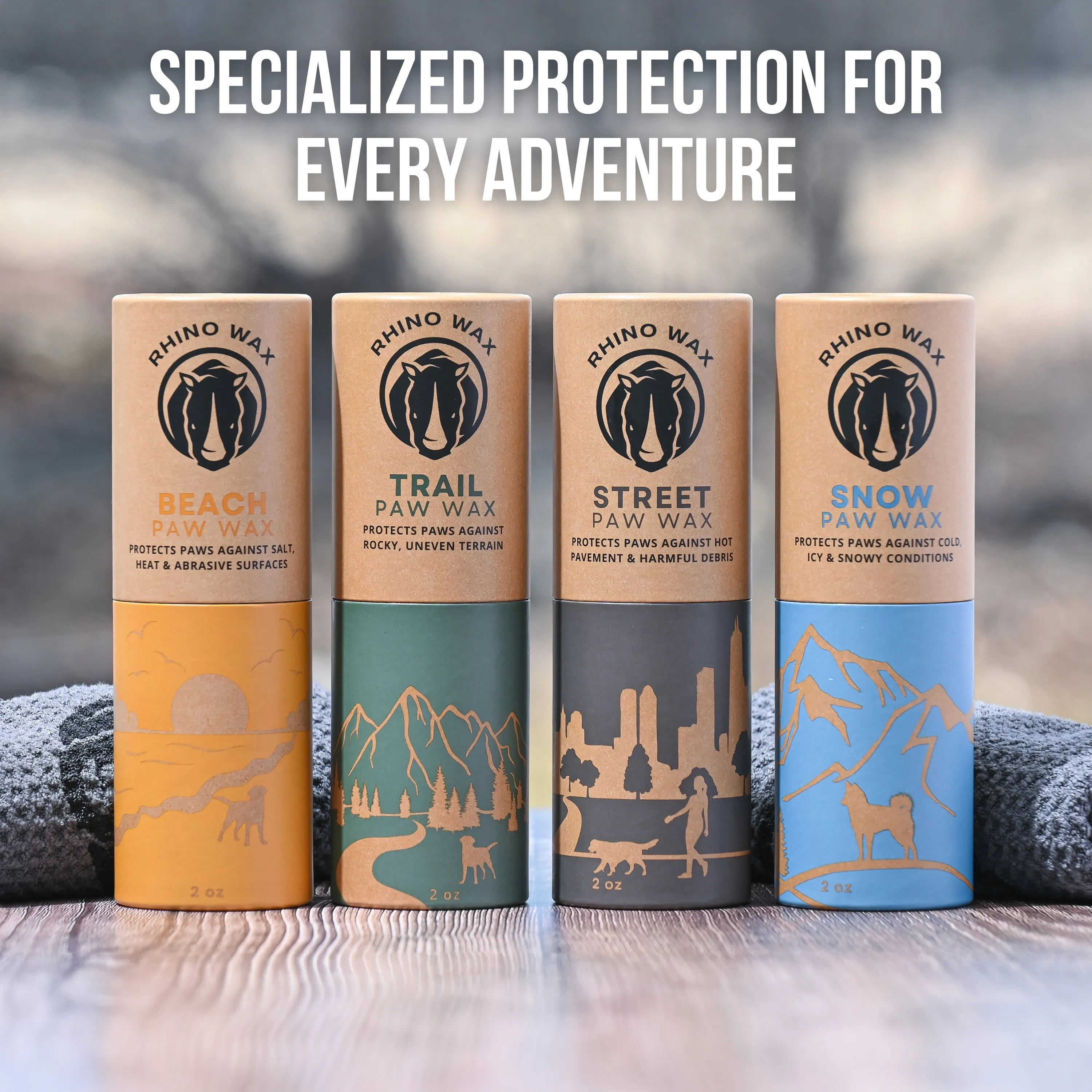 Protect and Heal Paw Pack - Protective Street Wax and Healing Balm (2 Pack)