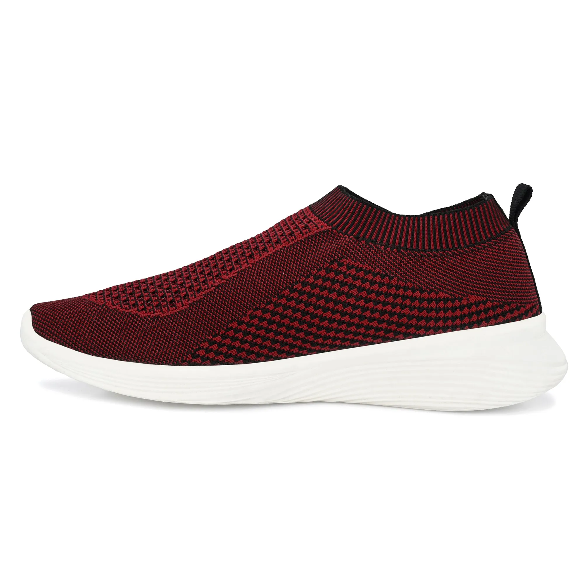 Pupil Men's Eye-01 Running Shoes, Maroon and Black