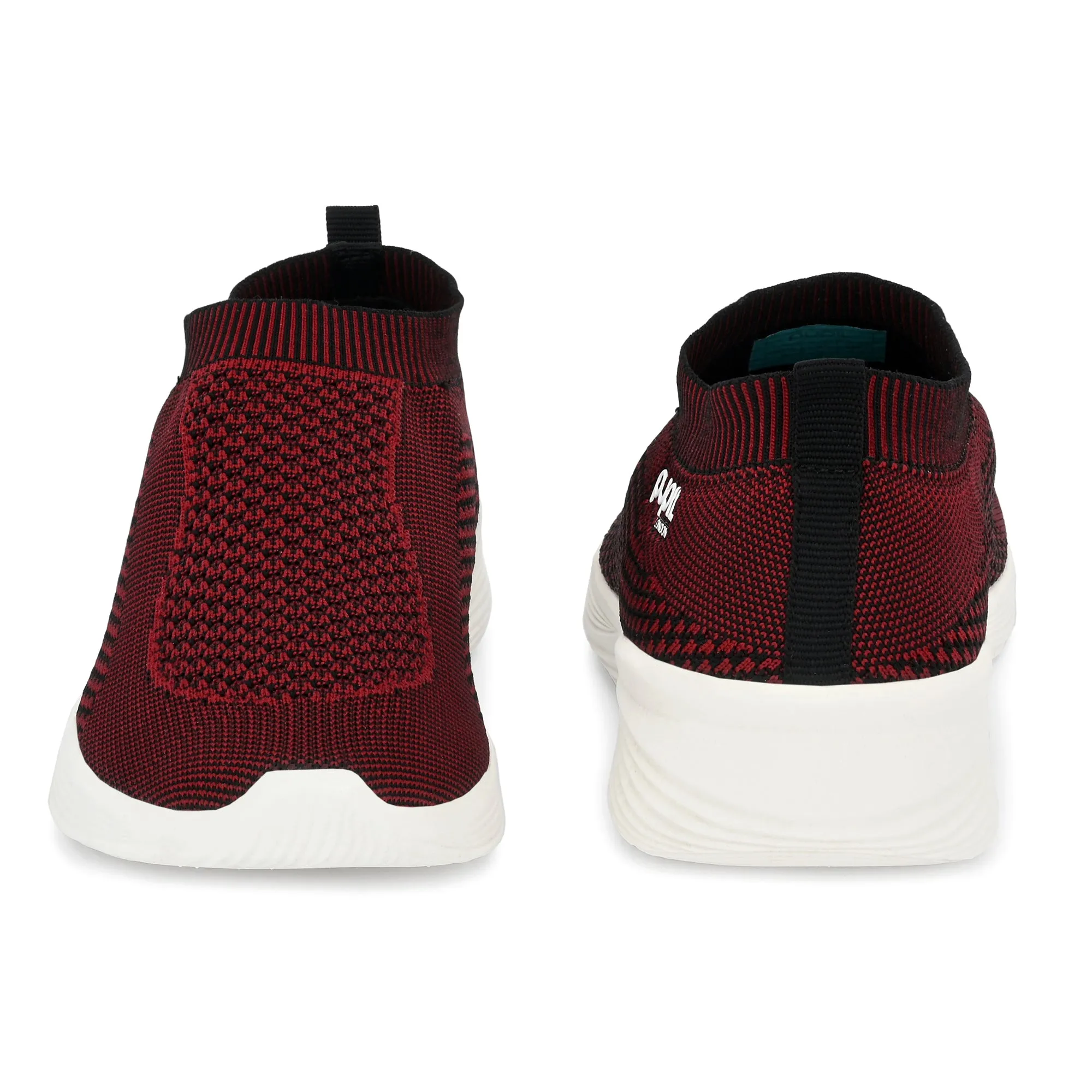 Pupil Men's Eye-01 Running Shoes, Maroon and Black