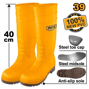 Rain Boots PVC / Nitrile with Steel Toe SSH092S1P.39
