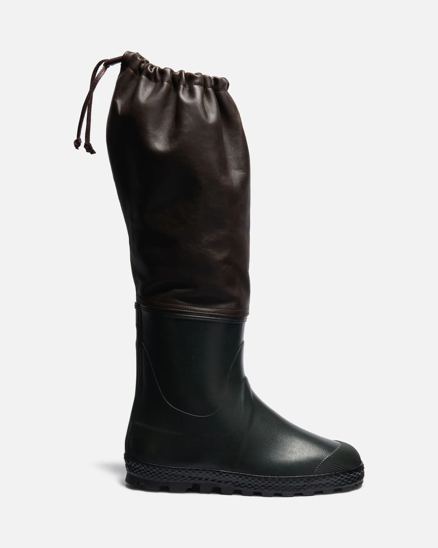 Rain boots treebark
