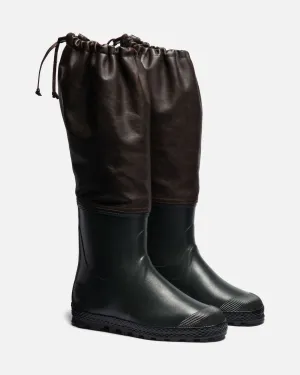 Rain boots treebark