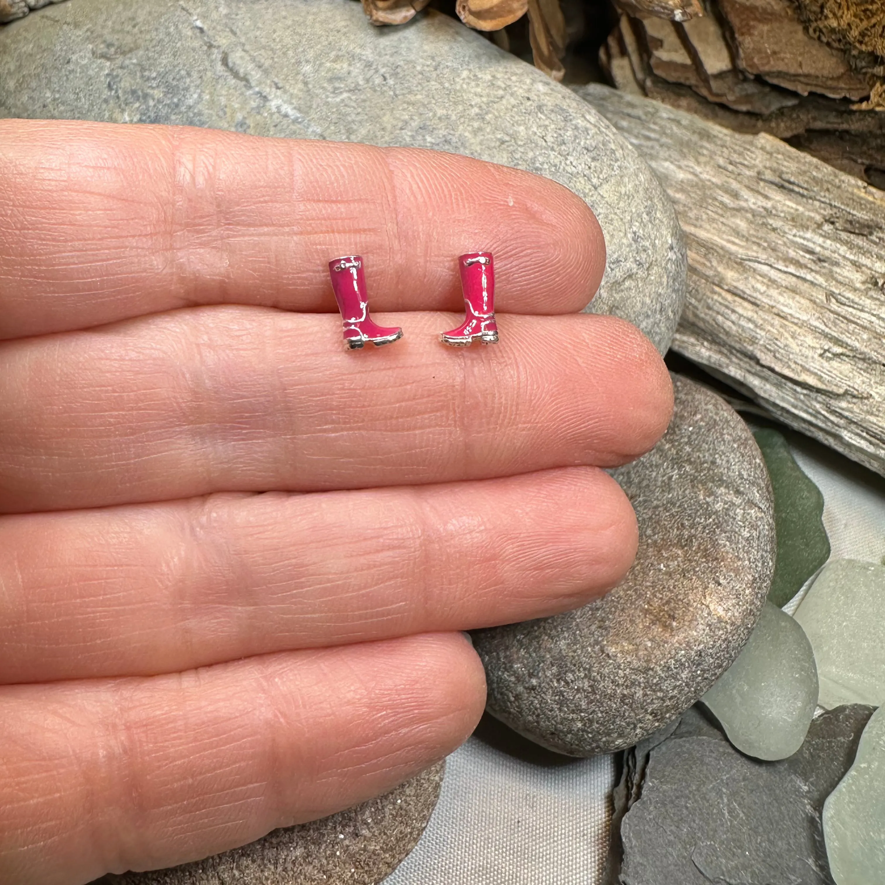 Rainy Day Wellies Boot Earrings