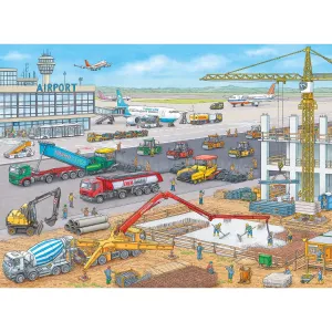 Ravensburger Construction at the Airport 100 Piece Puzzle