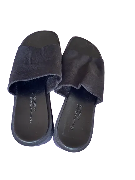 Roberto Vianni Comfort Caymen Black Slip Ons