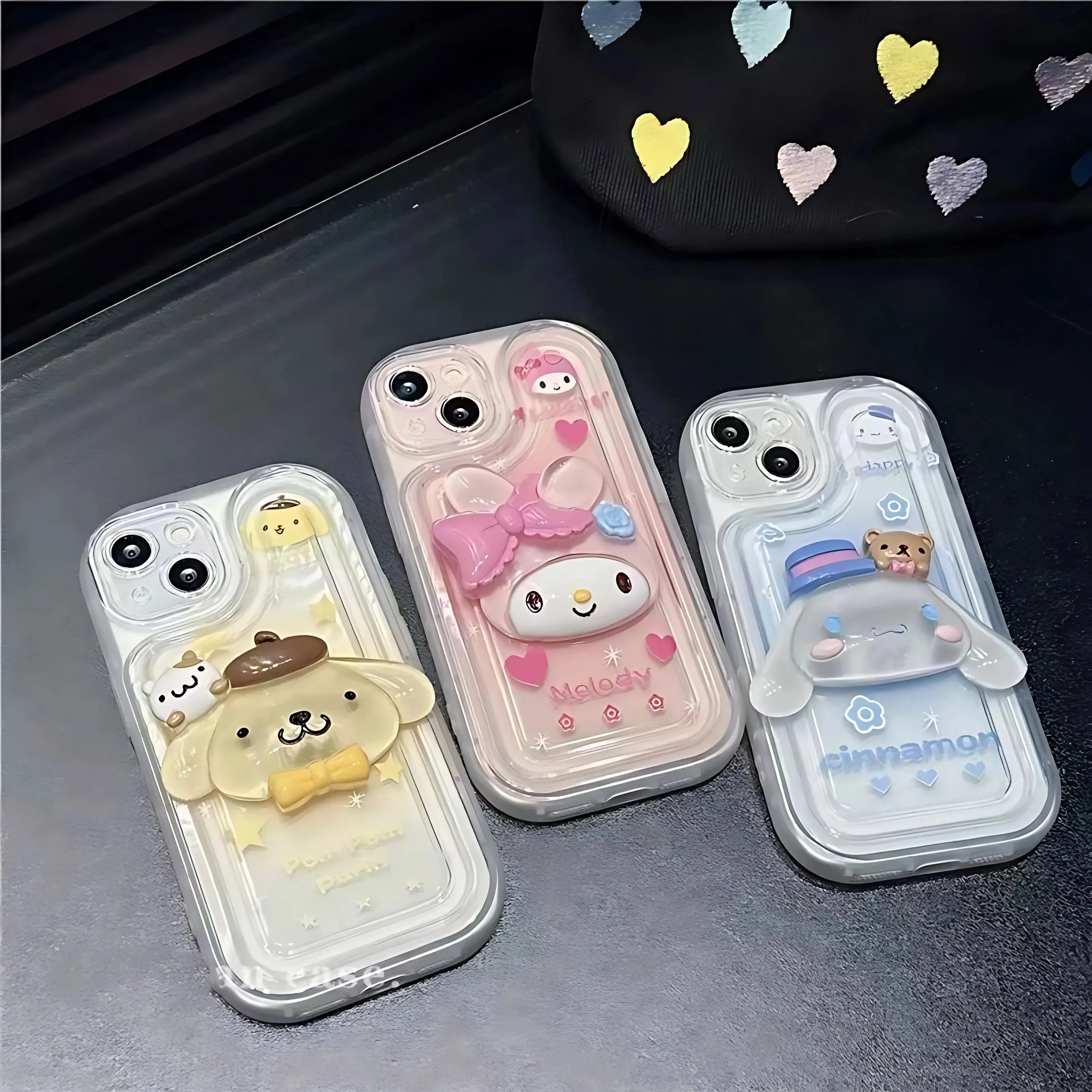 Sanrio Pompompurin Phone Case with Comfortable Phone Grip