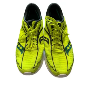 Saucony Kinvara 10 Florissant green, black blue, size 11.5