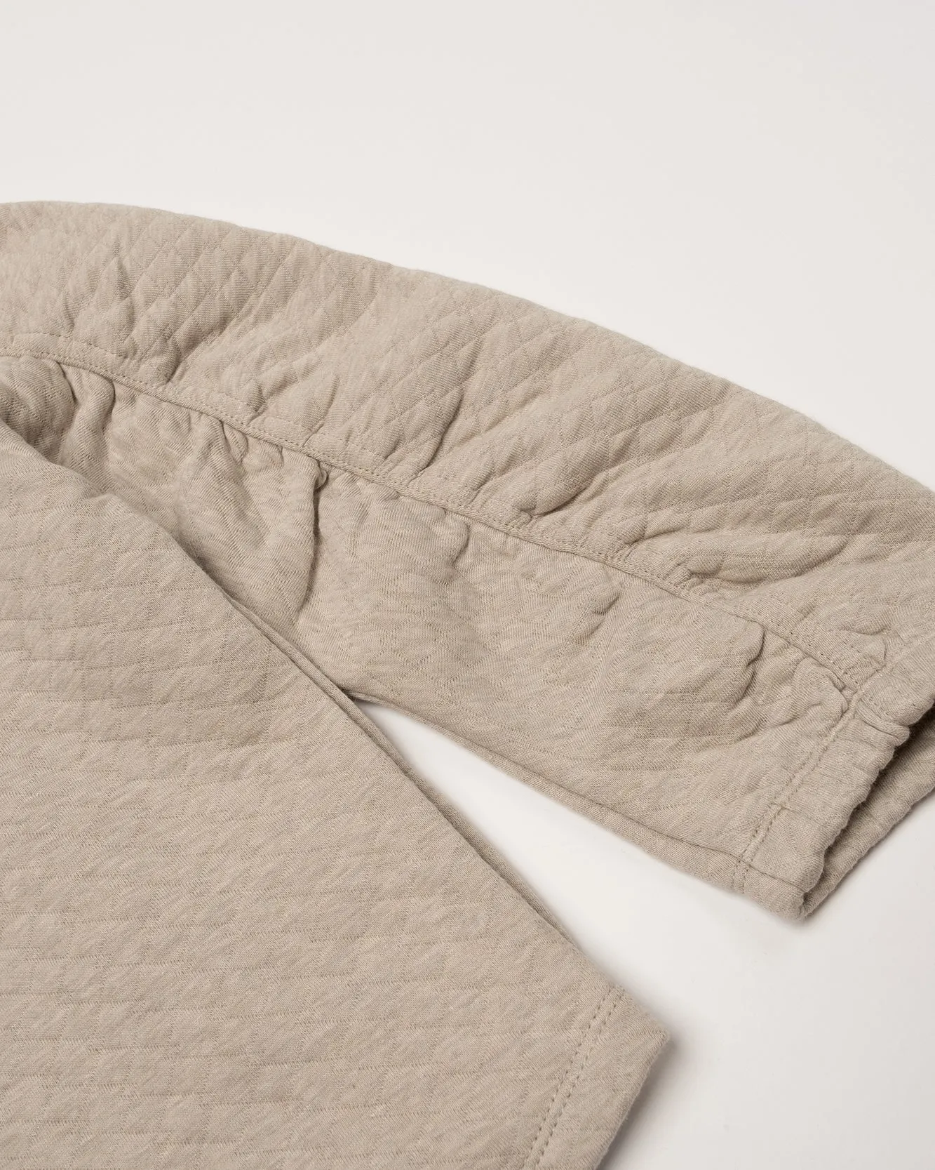 Shirred Sleeve Hoodie