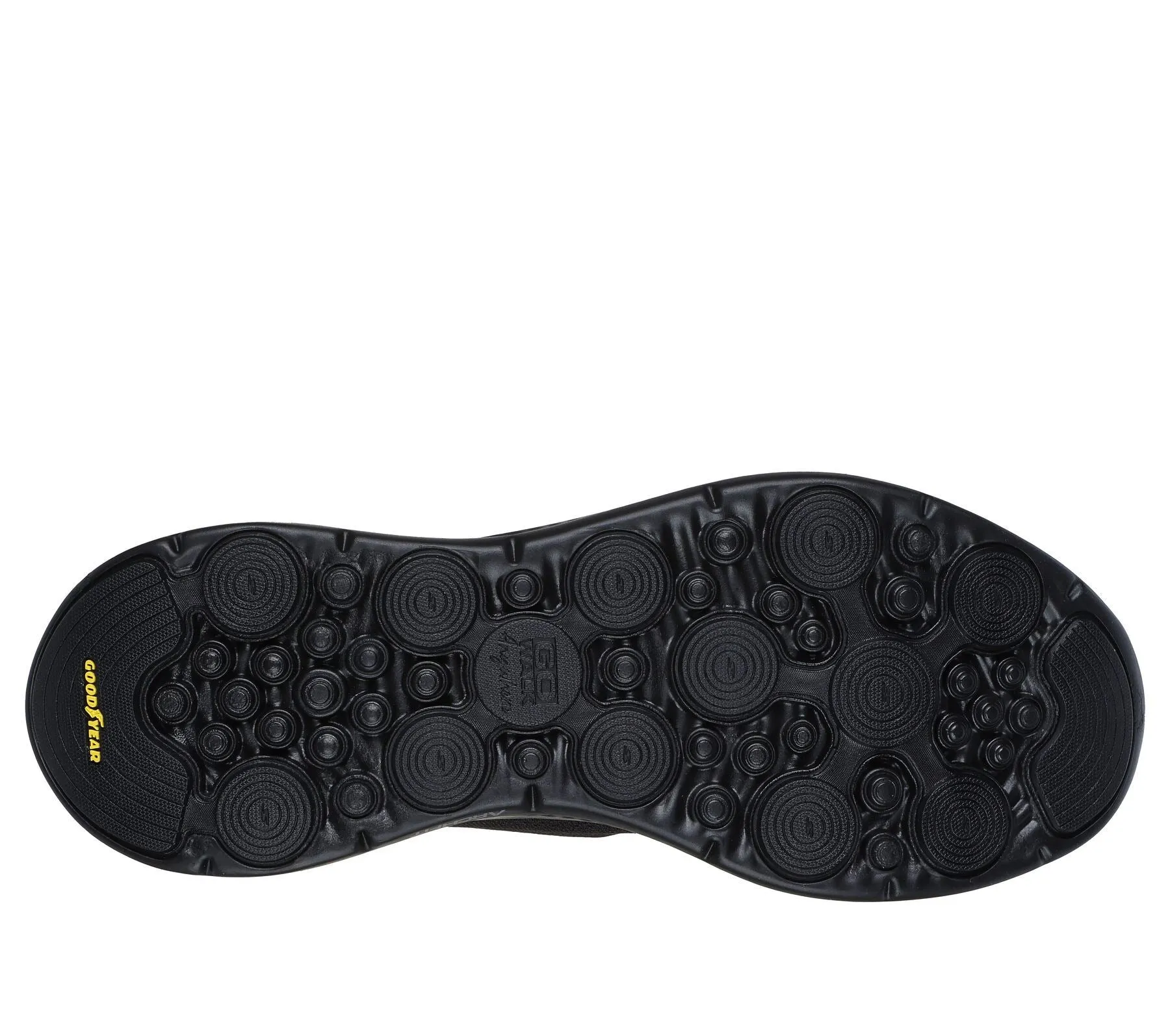 Skechers Men Trainer Shoes - Go Walk Anywhere - Worldwide in Black, 6-15