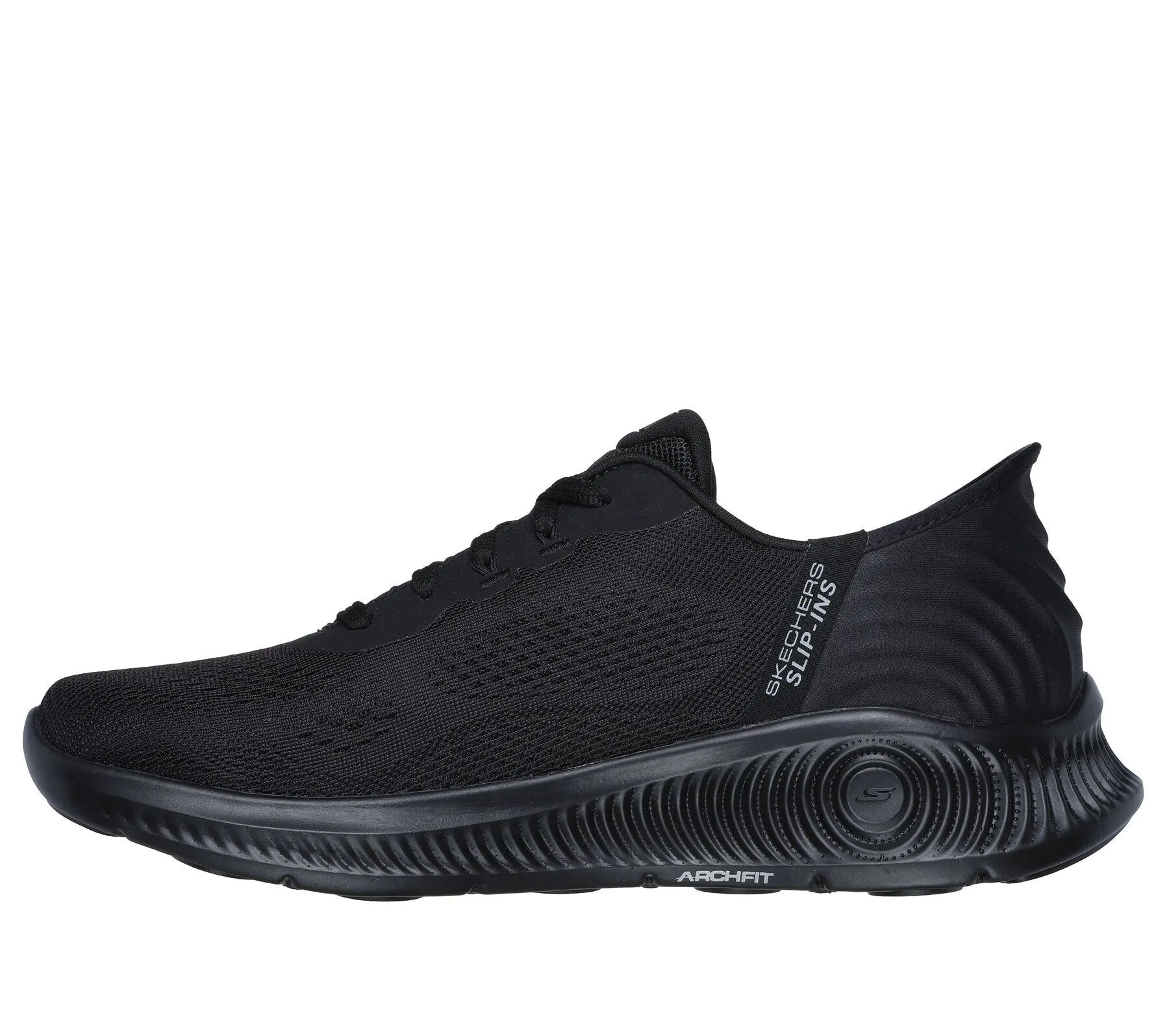 Skechers Men Trainer Shoes - Go Walk Anywhere - Worldwide in Black, 6-15