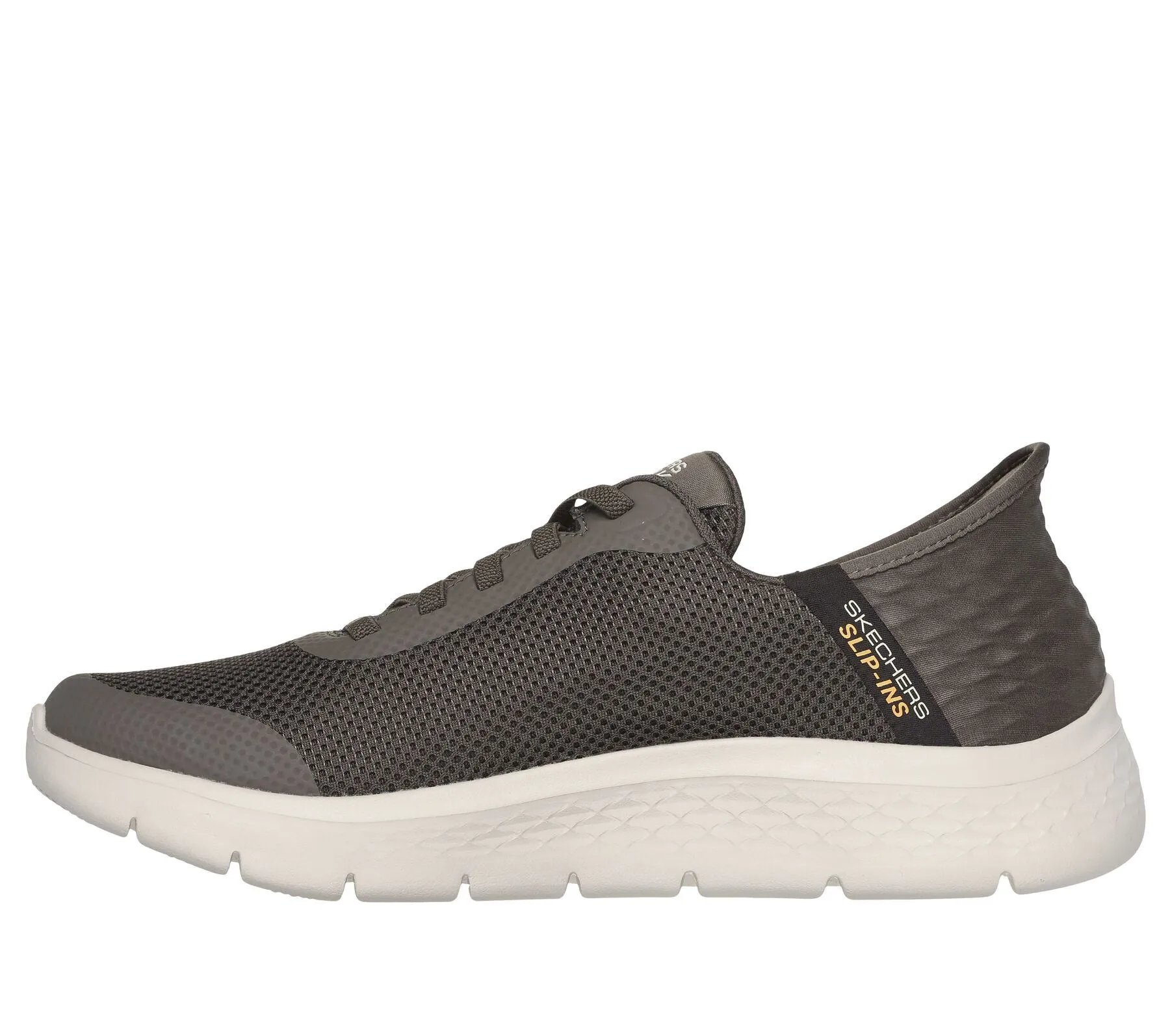 Skechers Men's Slip-ins GO WALK Flex - Hands Up Shoes in Brown, Sizes 8 to 12