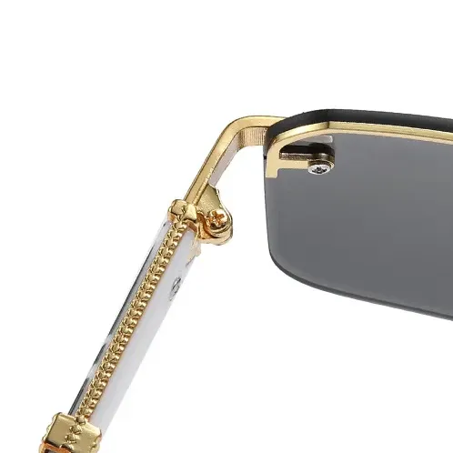 Skylar Davis Rimless Sunglasses