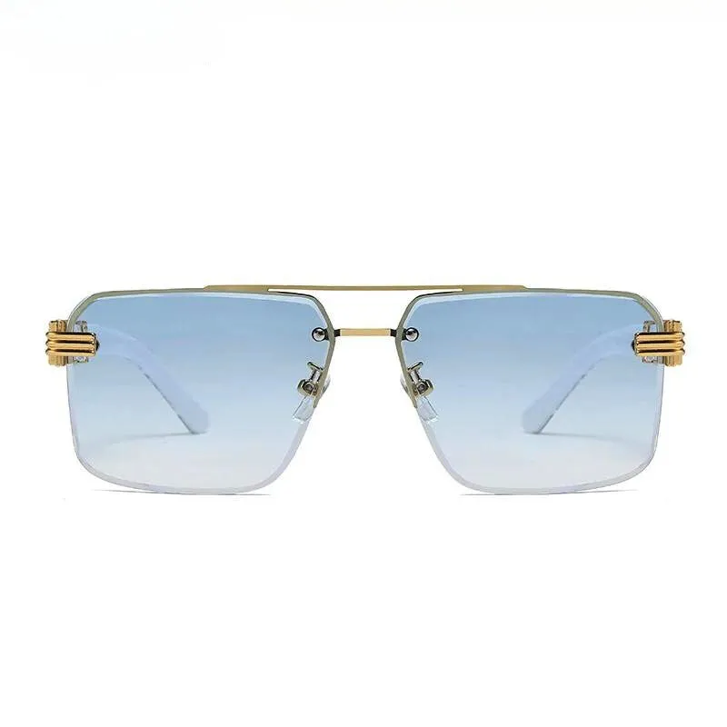 Skylar Davis Rimless Sunglasses