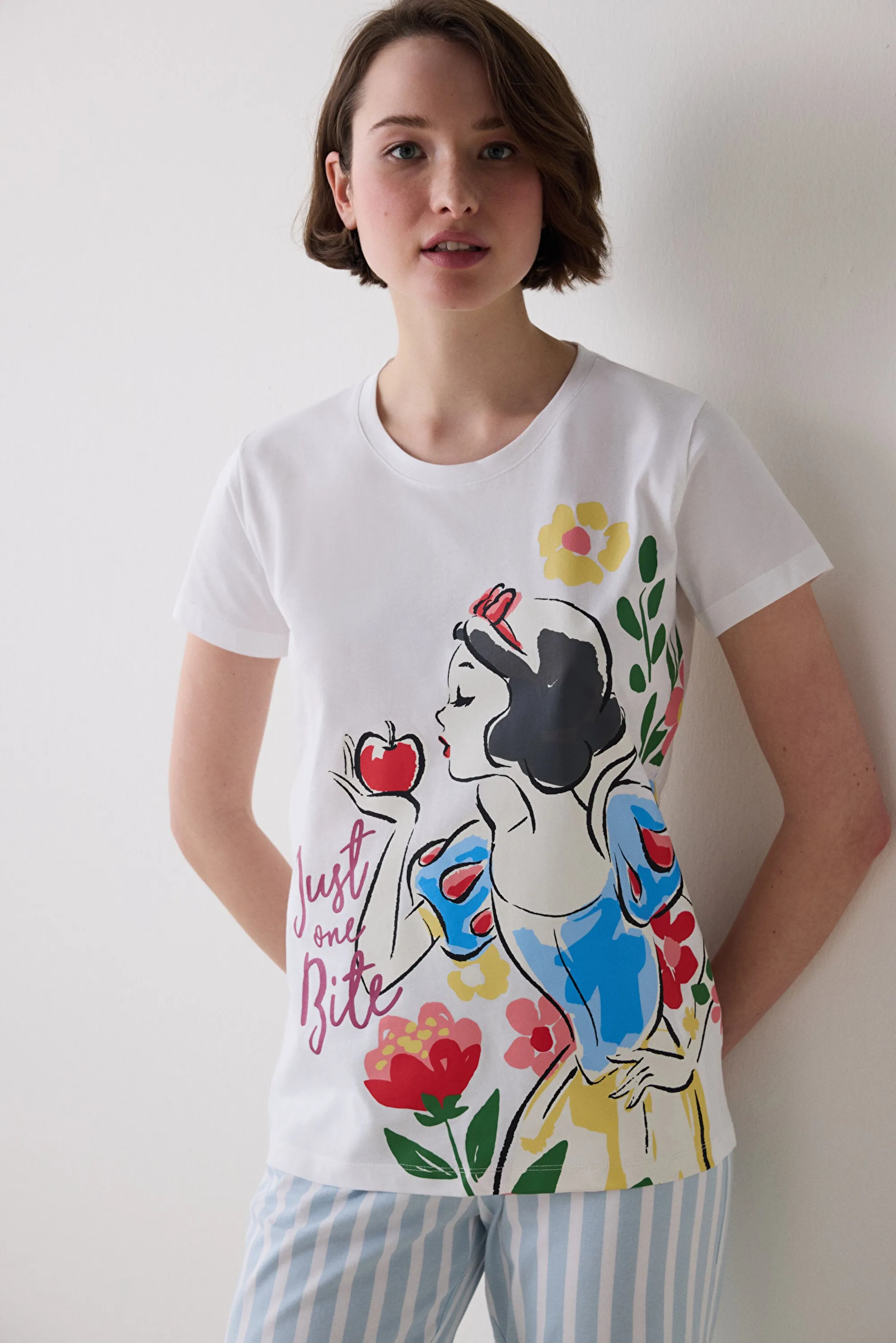 Snow White Pants Pajama Set