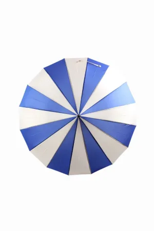 SOAKE BULLSEYE PAGODA UMBRELLA COBALT