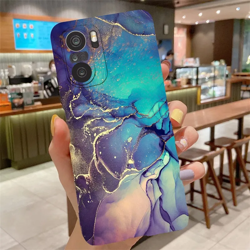Soft Silicone Marble Pattern Case For Samsung Galaxy Note