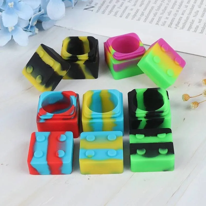 Square Silicone Container - 5ml (Random Color)