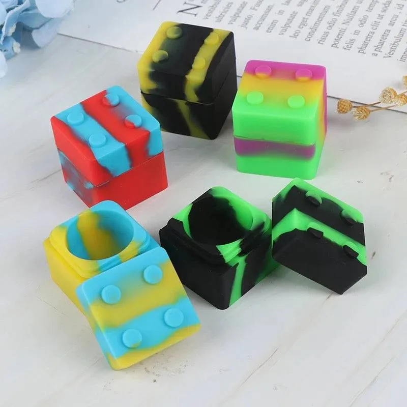 Square Silicone Container - 5ml (Random Color)