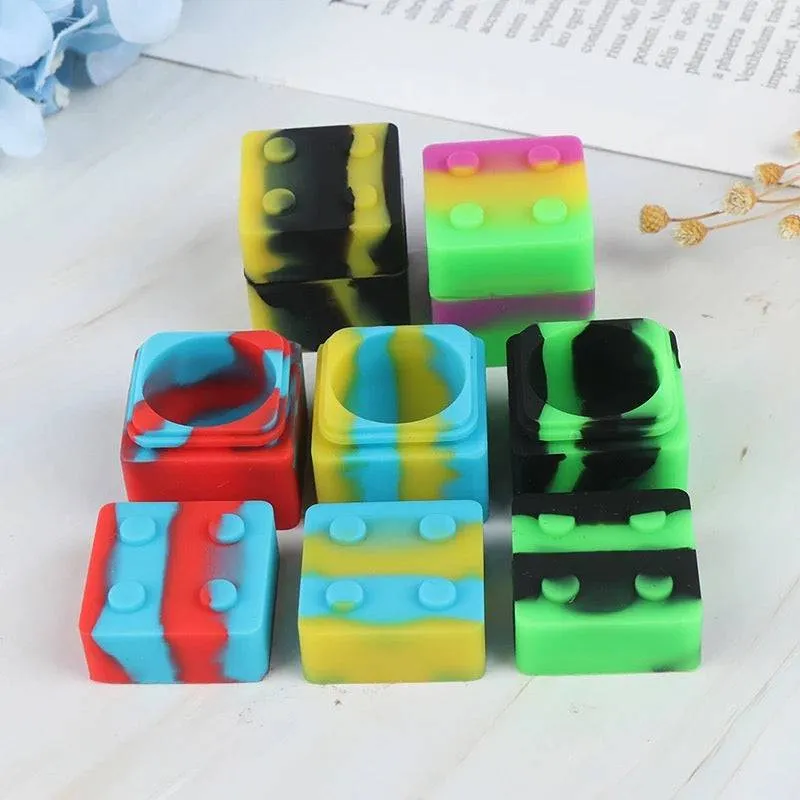 Square Silicone Container - 5ml (Random Color)