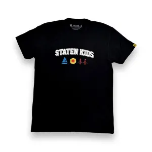 Staten Kids T Shirt - Black - Voyage