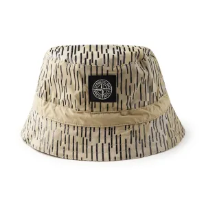 stone island packable bucket hat (rain camo)